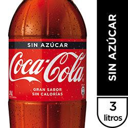 Coca-Cola Sin Azúcar 3 Ltr - WeCook